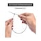 Kable Kontrol Cable Tie Kit, 4 in, 5-1/2 in, 8 in, 11 in, 14 in L, Black, Nylon 6/6, 18 lb, 50 lb Strength CT-KIT-MS-BK - alternate 3